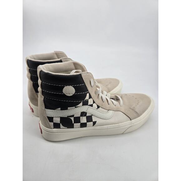 Rare Vans Sk8 Hi Yin Yang Checkered Reissue Shoes Sneakers Unisex Sz 8 W 6.5 M main image 6